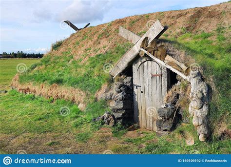 Ancient Traditional Turf House In Iceland Stock Photo Image Of Melt