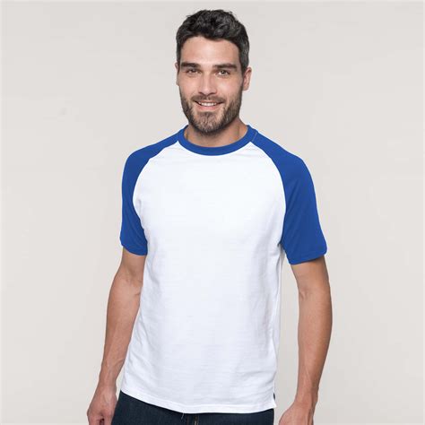 Kariban Mens Short Sleeve Baseball T Shirt