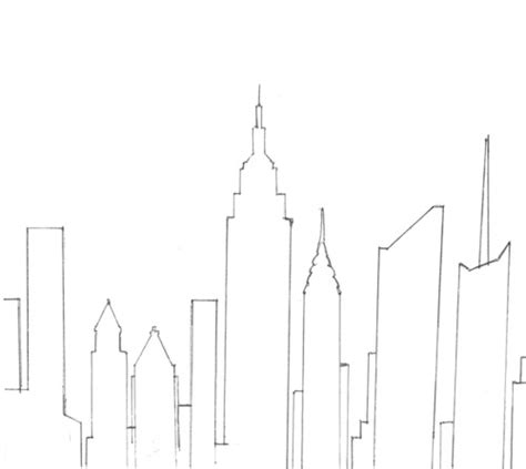 New York City Easy Drawing At Explore Collection