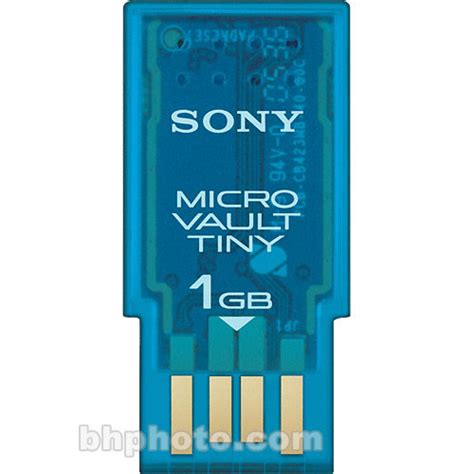 Sony 1gb Micro Vault Tiny Usb Flash Drive Usm1gh Bandh Photo Video