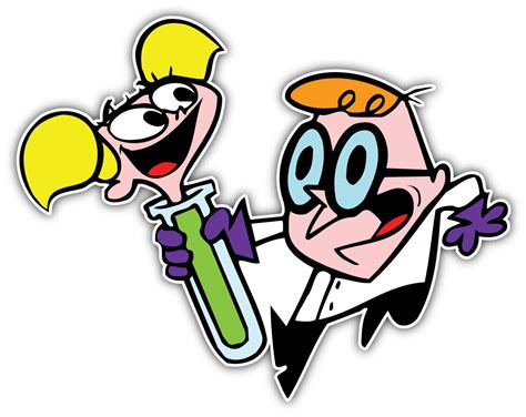 Dexter Character Dexters Laboratory Cartoon Sticker Bumper Decal