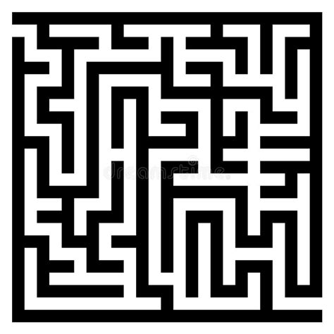 Maze Labyrinth Stock Vector Illustration Of Idea Concepts 35065206