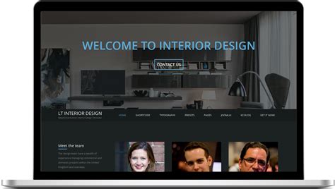LT Interior Design - Free Joomla Interior Design template | Interior design template, Joomla ...
