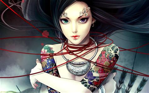 Anime Girl Tattoo Wallpapers Top Free Anime Girl Tattoo Backgrounds