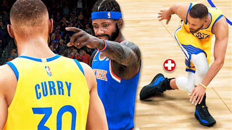 Fighting Steph Curry After Ankle Breaker Nba 2k22 My Career Next Gen