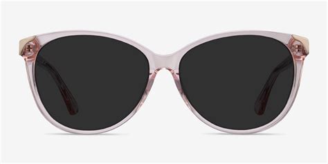 Lima Cat Eye Clear Pink Frame Sunglasses For Women Eyebuydirect Canada