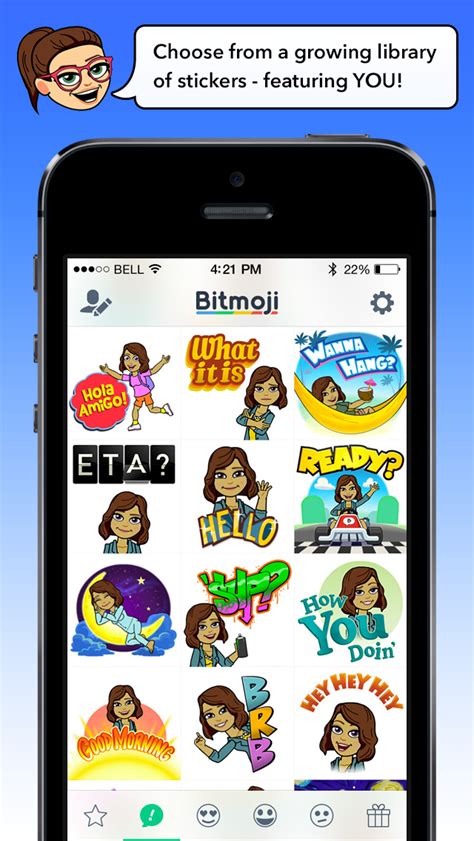 Use the bitmoji chrome extension to send bitmoji in gmail and to access them easily from your chrome browser. Bitmoji for Messenger by Bitstrips