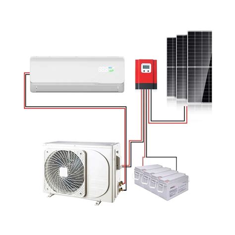 100 Pure Solar 12000btu 18000btu Dc48v Off Grid Solar Air Conditioner