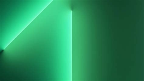 Wallpaper Iphone 13 Pro Alpine Green Light Beams Abstract Ios 16