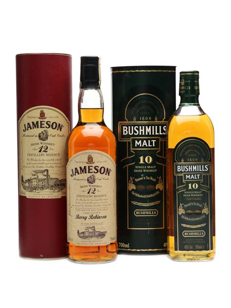 Jameson 12 Years Old Distillery Reserve And Bushmills 10 Years Old Lot