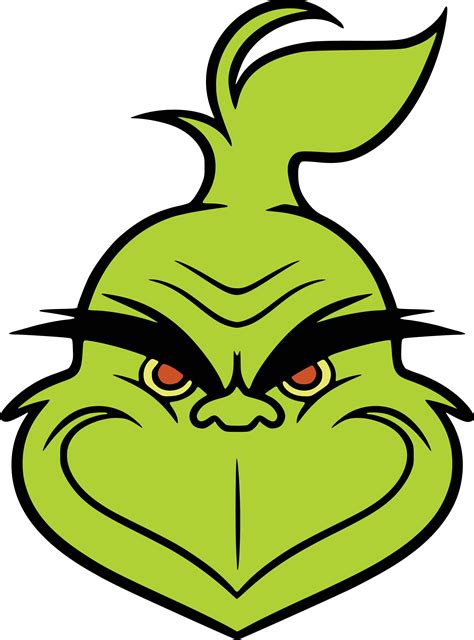 The Grinch Face Png Free Logo Image