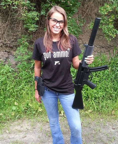 got ammo women girl guns fashion