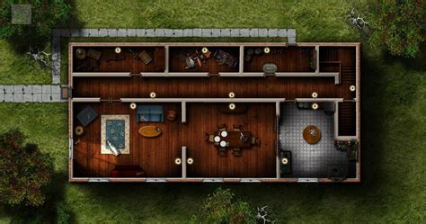 This epic house made of pistons. C.O.C: The Haunting - Corbitt House 1F by MichaelArkAngel ...