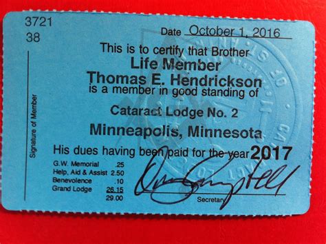 All Things Masonic: Some thoughts about my Dues Card