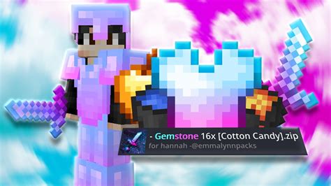 Gemstone Cotton Candy 16x Minecraft Pvp Texture Pack 17101891