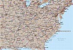 Us Interstate And Freeway Map Road Map Eastern Us Best Of Printable ...