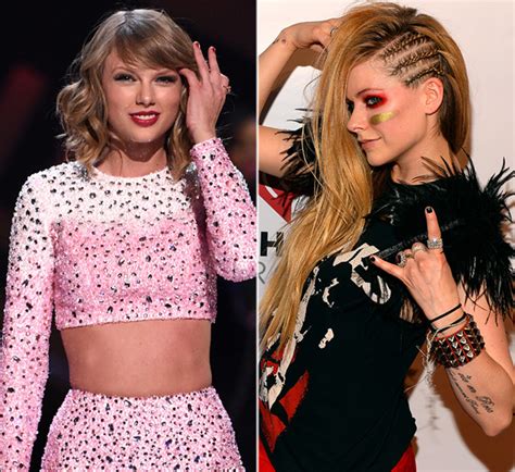 taylor swift disses avril lavigne fans react to their online feud — see tweets hollywood life