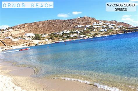 Ornos Beach Mykonos Island Glam Fab Happy
