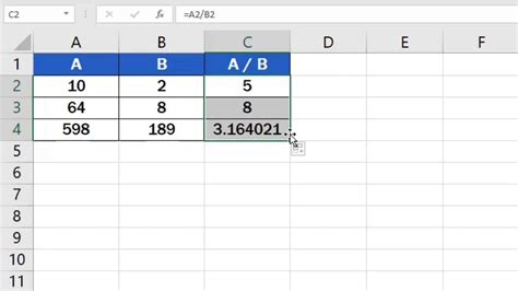 How To Divide Numbers In Excel Basic Way