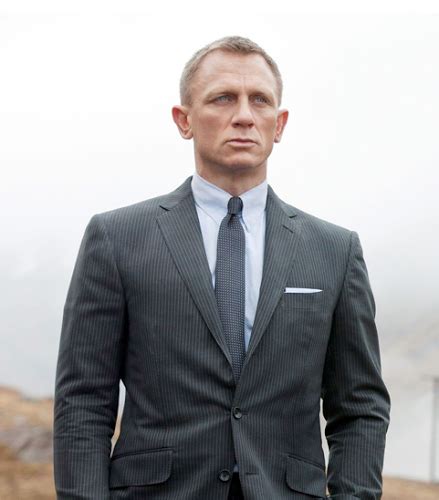 James Bond 007 Skyfall Daniel Craig Fashion Tie Knot Style Daniel