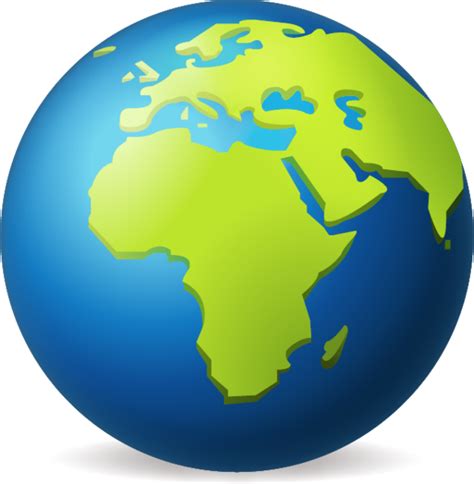 Globe World Earth Emoji Africa Png Download 587600 Free