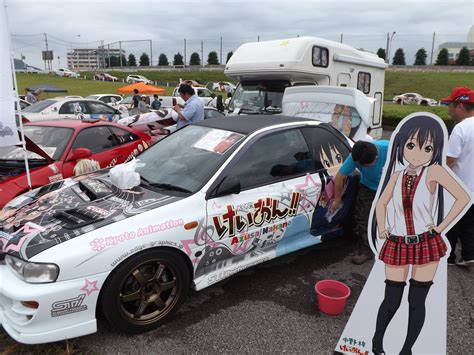 I Took Some Pictures Of A Bunch Of Anime Decorated Cars From A Car Show