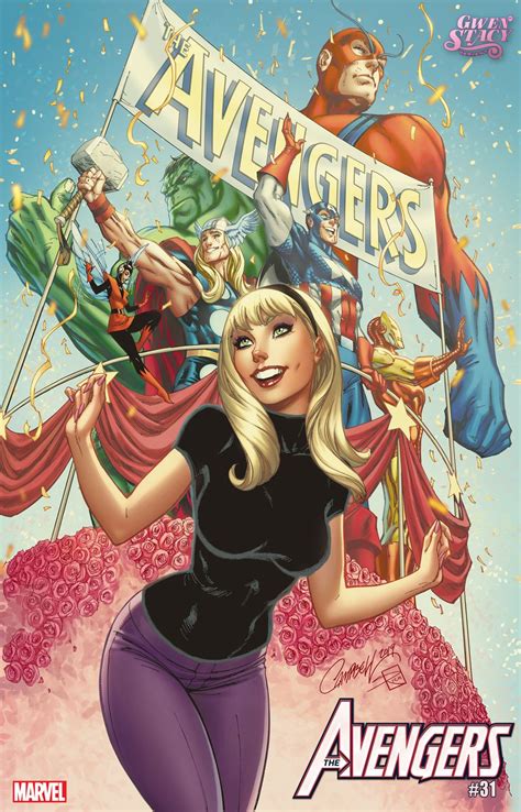 Avengers 31 Jsc Gwen Stacy Cover Fresh Comics
