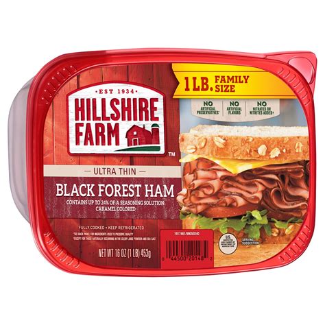 Hillshire Farm Deli Select Ultra Thin Black Forest Ham 16 Oz Shipt