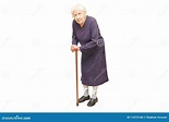 Grandmother holding a cane stock photo. Image of person - 11073148