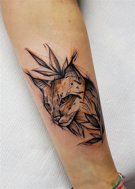 Lynx Tattoo Animal Tattoos Cool Small Tattoos Line Art Tattoos