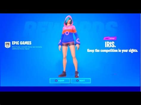 How To Get Iris Skin In Fortnite Battle Royale Starter Pack Skin