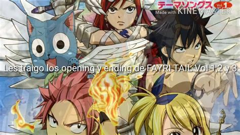 Descargar Opening Y Ending De Fairy Tail Por Mega Youtube