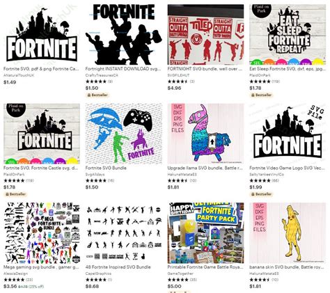 Best Fortnite SVG Files For Cricut And Silhouette Crafts