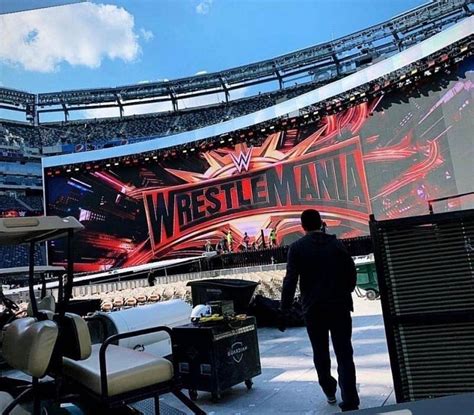 Wwe News First Look Of Wrestlemania 35 Entrance Stage Revealed