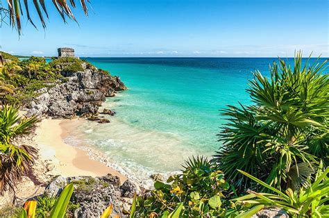 Tulum Zona Arqueológica En La Riviera Maya Fotos México