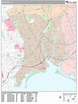 Bridgeport Connecticut Wall Map (Premium Style) by MarketMAPS