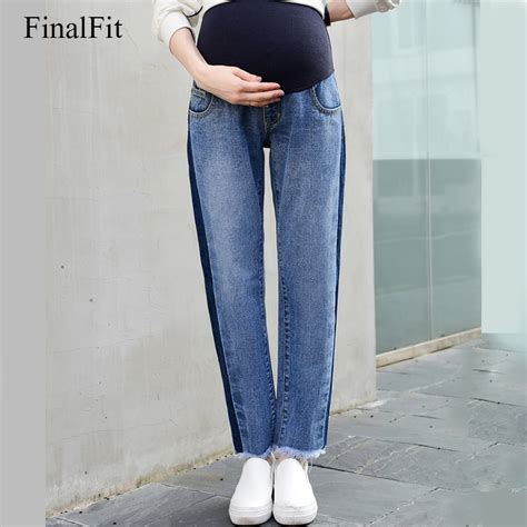 M 2xl Maternity Jeans Plus Size 2018 New Casual Blue Pregnancy Denim