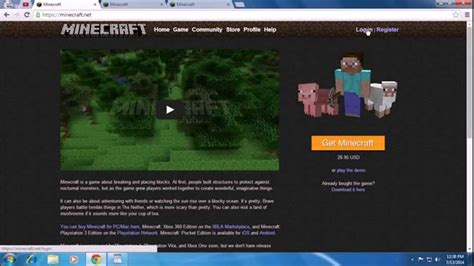 Create Minecraft Account 2014 Free Minecraft Sign Up Youtube