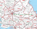 Northern Ireland (Belfast) Postcode Wall Map - Sector Map 36