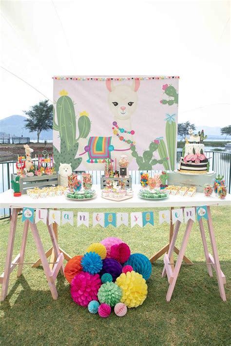 kara s party ideas colorful llama and cactus birthday party kara s party ideas