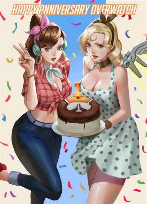 Overwatch Happy Anniversary By Phamoz On Deviantart