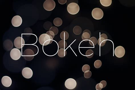 Bokeh Overlay Textures — Medialoot