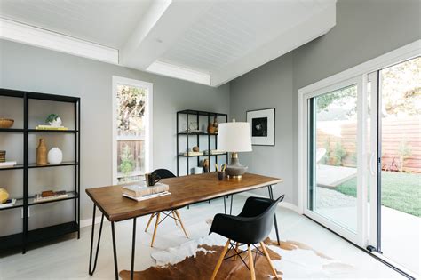 16 Astounding Mid Century Modern Home Office Interiors For Peak