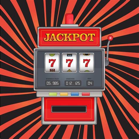 Premium Vector Bright Illustration On Jackpot Theme Red Slot Machine