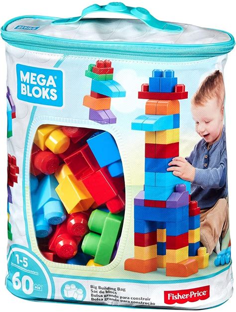 Buy Mega Bloks First Builders Building Bag 60pcs Classic Online