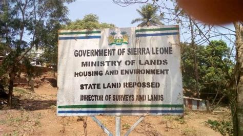 Ministry Of Lands Is Disobeying The Law Says Sierra Leone Bar
