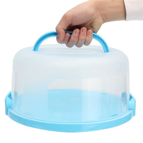 25cm Plastic Round Cake Carrier