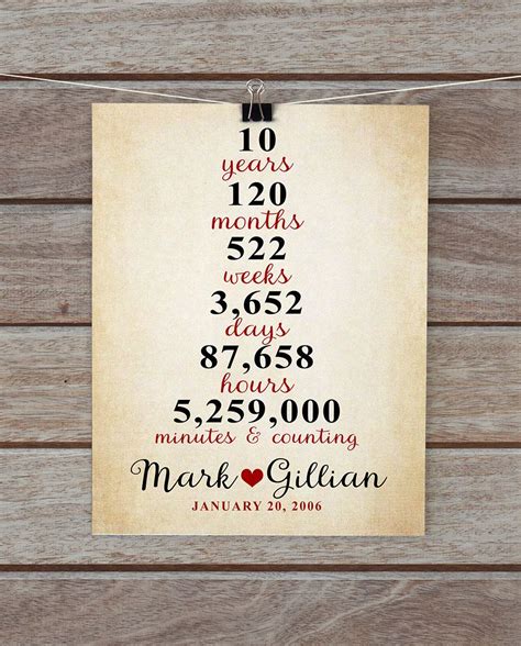 Pieces of love personalized photo puzzle. 45+ Ideas For 10 Year Wedding Anniversary Images ...