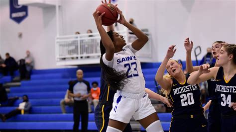 Women S Basketball Improves To In Aec Play With Win Over Cabrini Marymount University