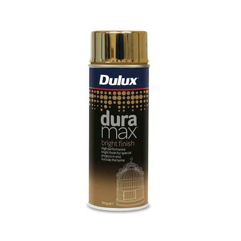 Dulux Duramax Bright Gold Spray Paint 300g Inspirations Paint